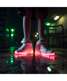 LED Lighting Multi Color Unisex usb charging light shoes